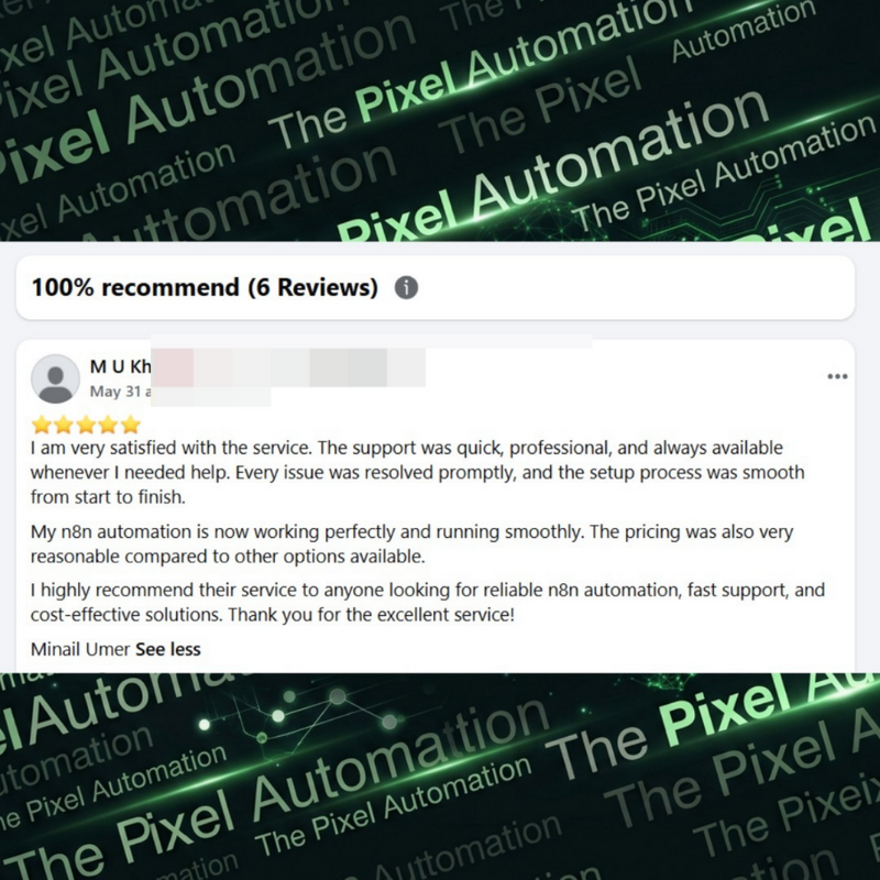 Customer review 1
